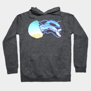 Modern Pixel Sea Jellyfish Hoodie